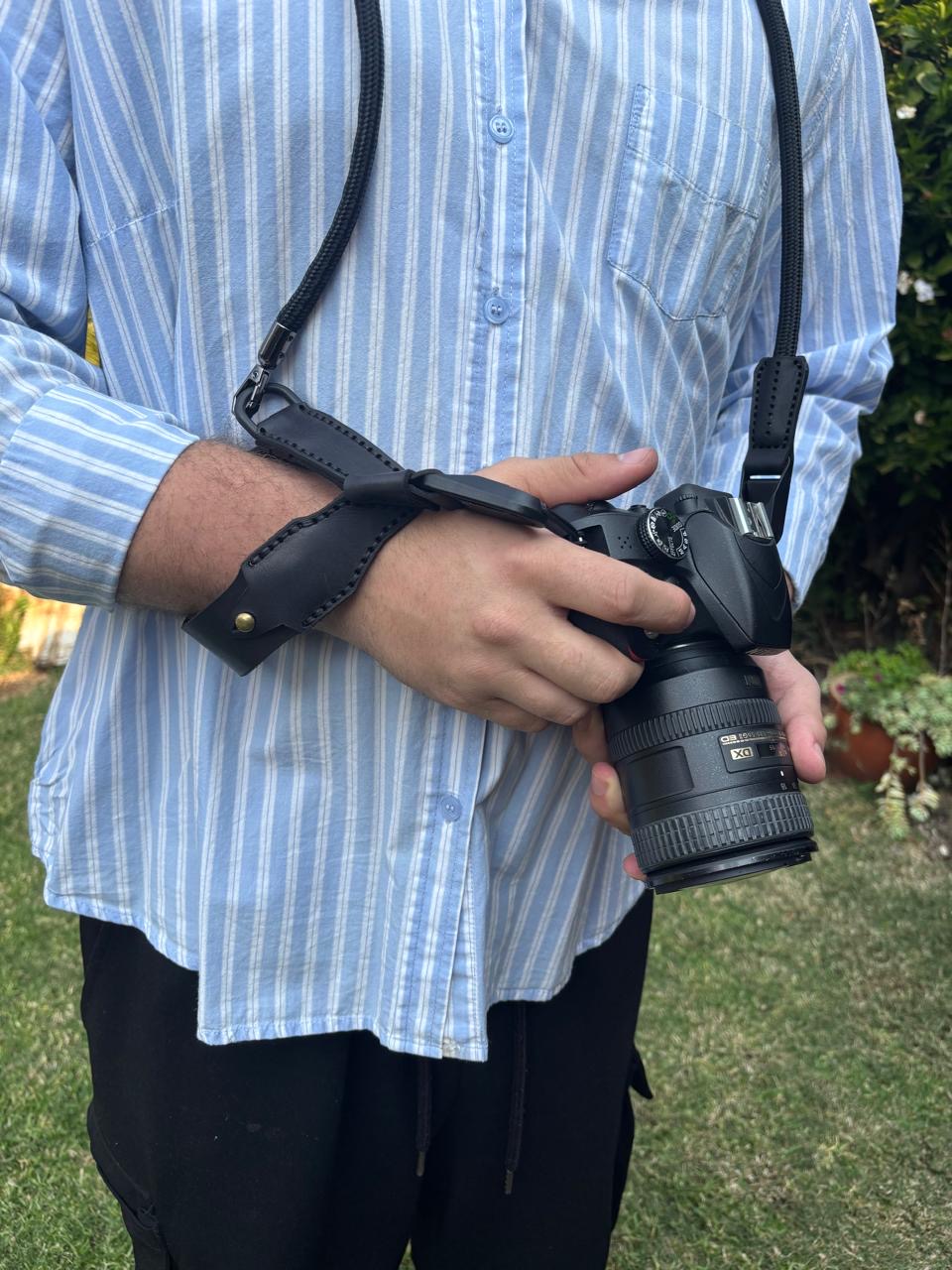 Handmade Leather Camera Wrist Strap