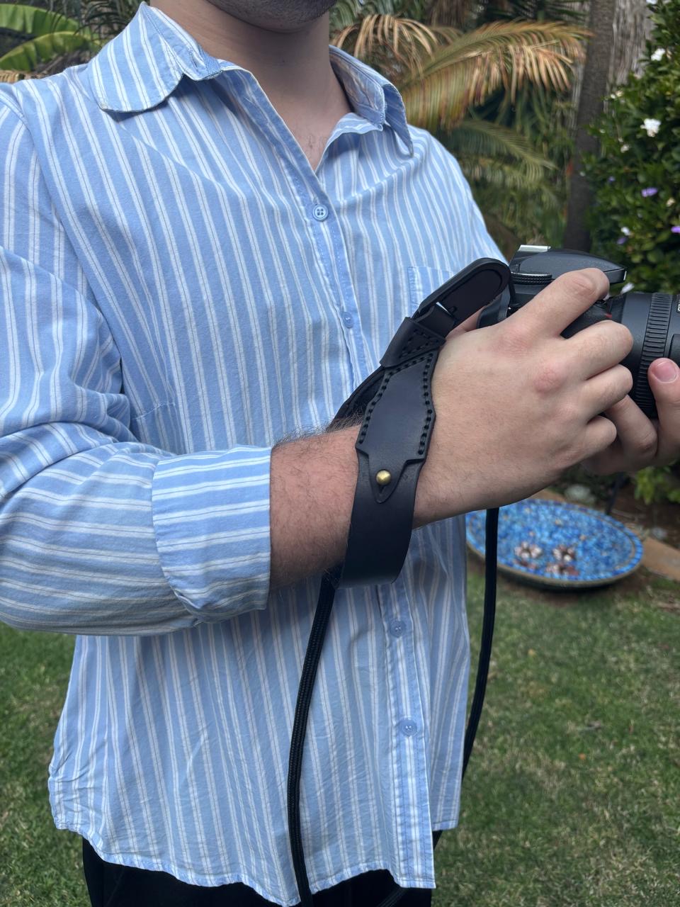 Handmade Leather Camera Wrist Strap