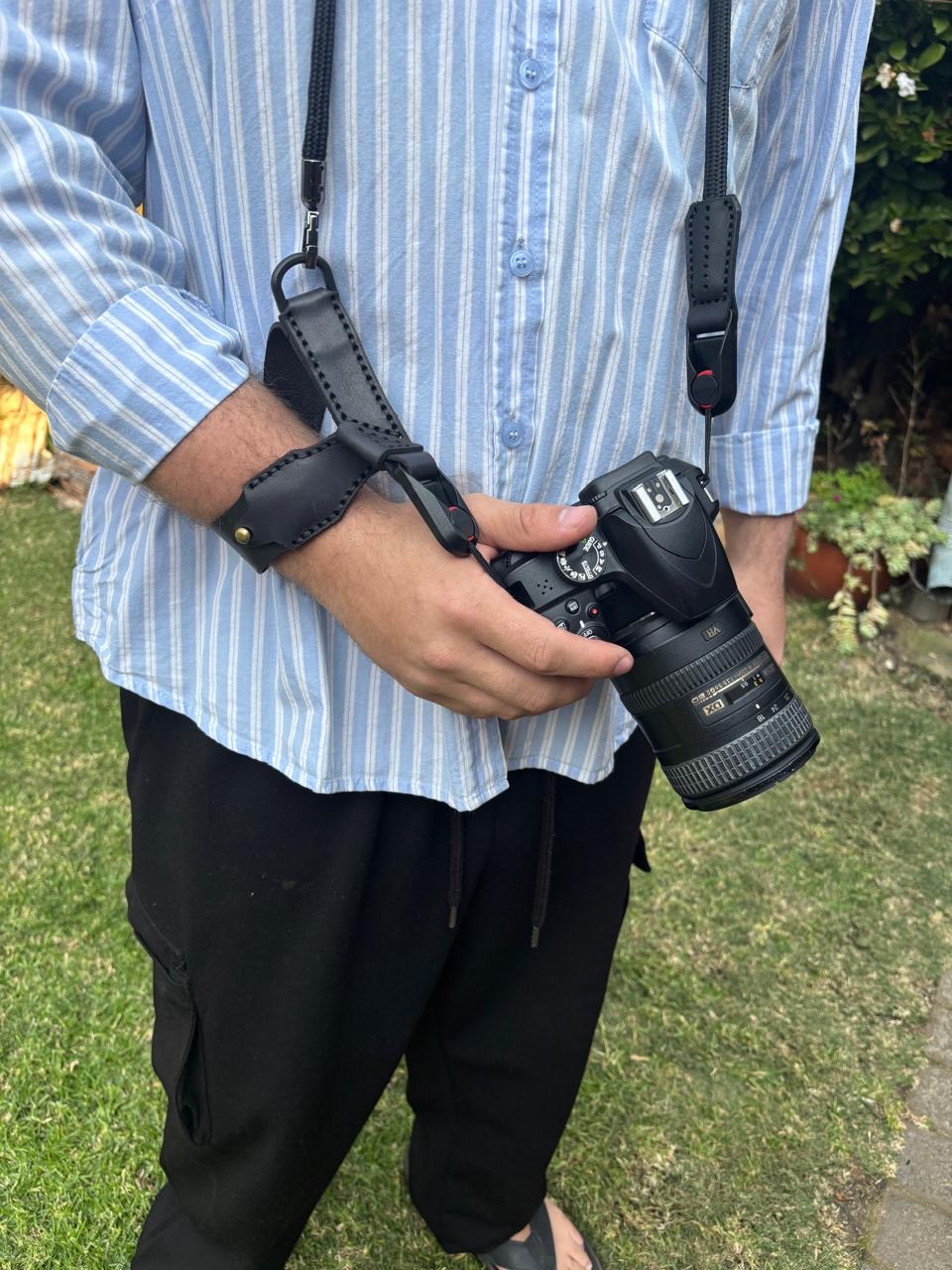 Handmade Leather Camera Wrist Strap